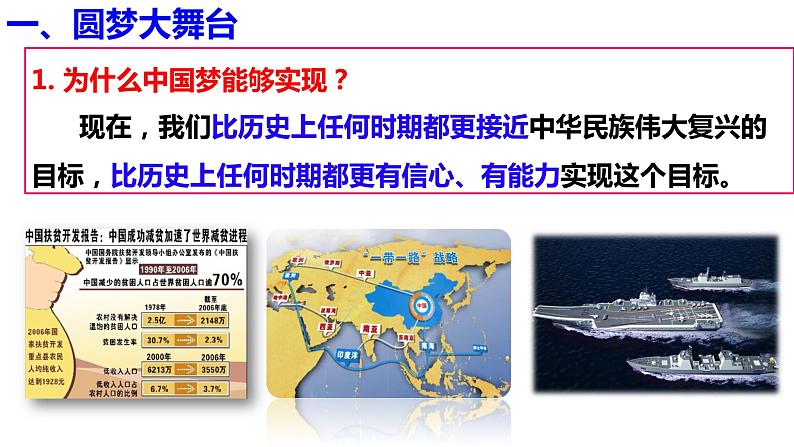 8.2 共圆中国梦 课件-2021-2022学年部编版道德与法治九年级上册05