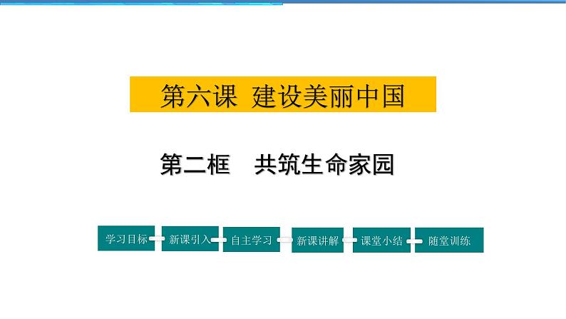 2021-2022学年度人教版九年级道德与法治上册课件 3.6.2共筑生命家园01