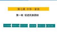 初中政治思品人教部编版九年级上册（道德与法治）第四单元 和谐与梦想第七课 中华一家亲促进民族团结授课课件ppt