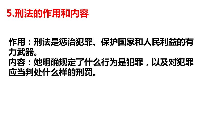 2021-2022学年部编版道德与法治八年级上册 第五课 做守法的公民 复习课件（18张PPT）07