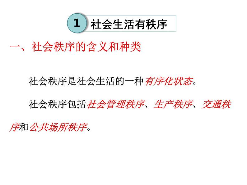 2021-2022学年部编版道德与法治八年级上册 3.1维护秩序 课件（22张PPT）第6页