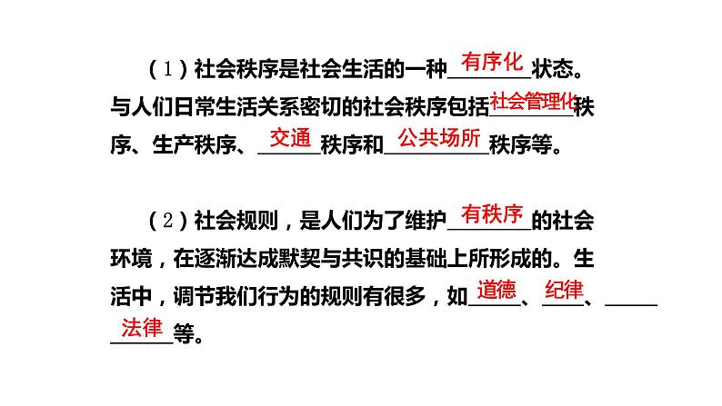 2021-2022学年部编版道德与法治八年级上册 3. 1维护秩序 课件（21张PPT）第3页