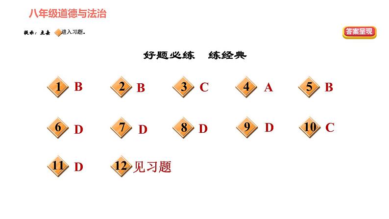 人教版八年级下册道德与法治 第1单元 第1课 维护宪法权威 双休作业一 习题课件第2页