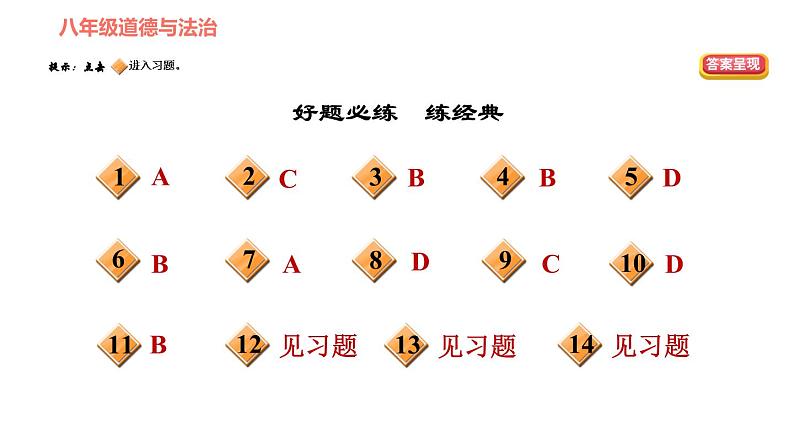 人教版八年级下册道德与法治 第2单元 第3课 理解权利和义务 双休作业三 习题课件第2页