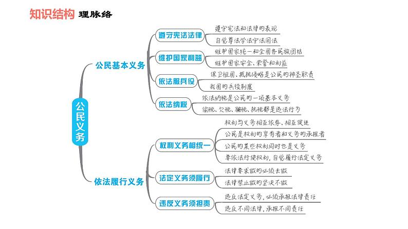 人教版八年级下册道德与法治 第2单元 第4课 公民义务 双休作业四 习题课件第3页