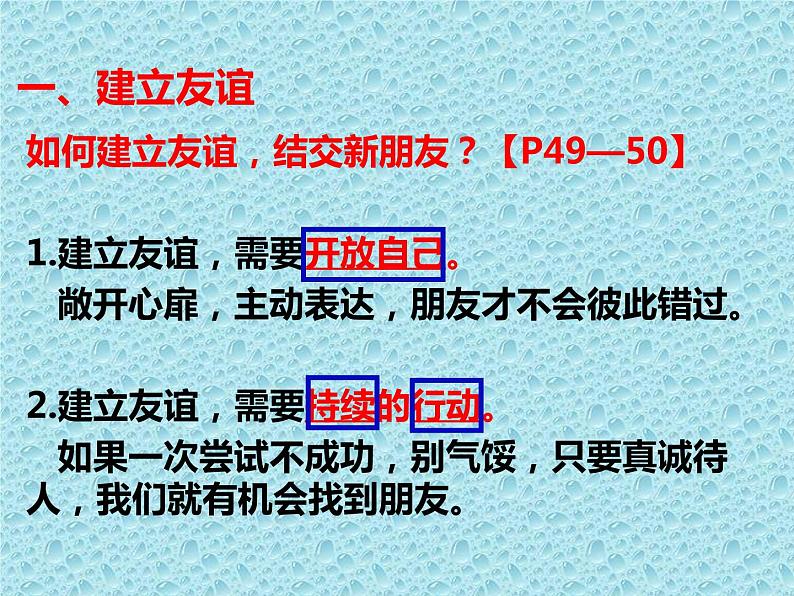 人教版道德与法治(五四学制)六年级全一册 5.1 让友谊之树常青 课件04