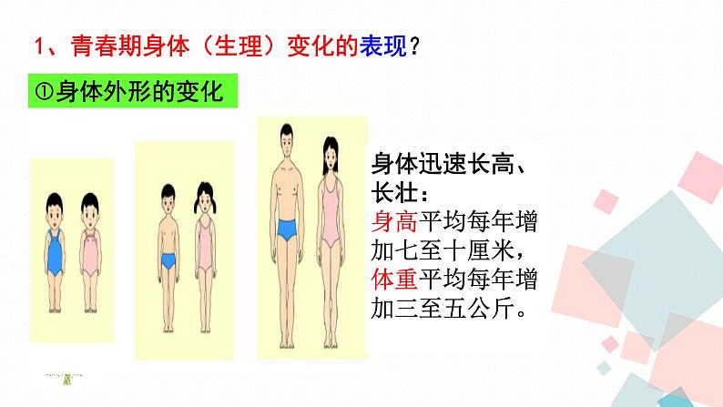 人教版版道德与法治七年级下册1.1悄悄变化的我 教学课件第7页