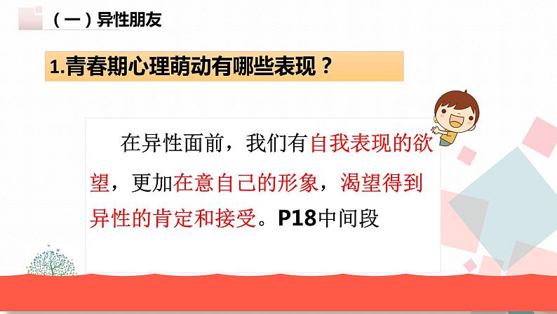 人教版版道德与法治七年级下册2.2青春萌动 教学课件06