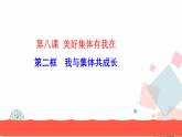 人教版版道德与法治七年级下册8.2我与集体共成长 教学课件