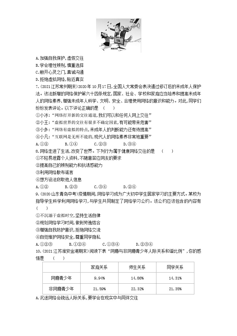 第2课时　网上交友新时空练习题02