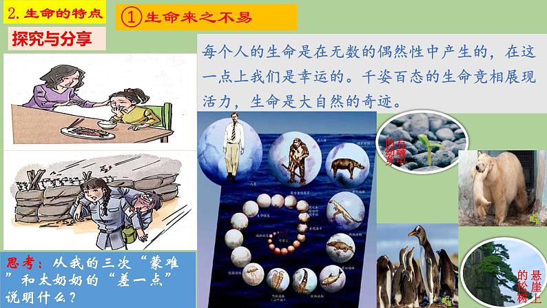 2021-2022学年部编版道德与法治七年级上册  8.1 生命可以永恒吗  课件（22张PPT）第6页