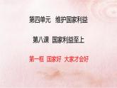 8.1国家好  大家才会好课件