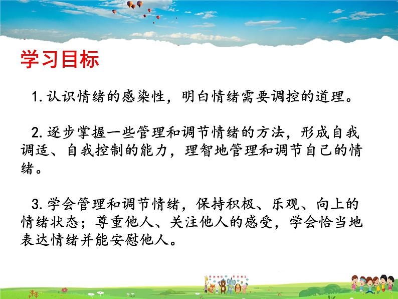 人教版道德与法治七年级下册  4.2 情绪的管理【课件】第2页