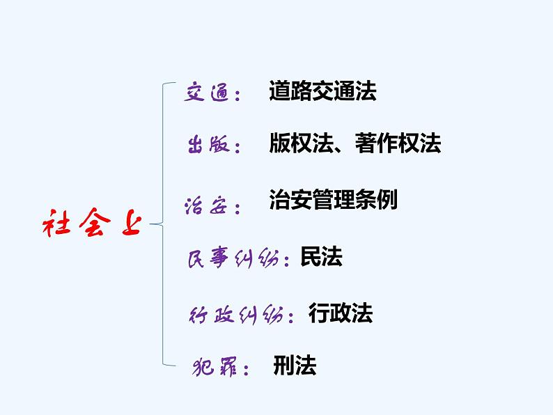 人教版道德与法治七年级下册  9.1 生活需要法律【课件】第7页