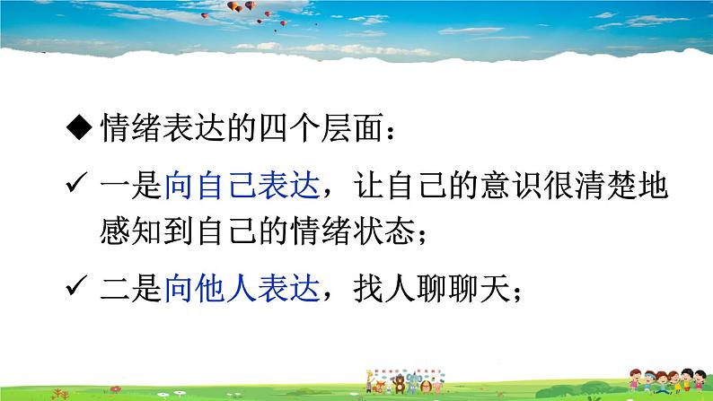 人教版道德与法治七年级下册  第四课 揭开情绪的面纱  情绪的管理【课件+教案】07