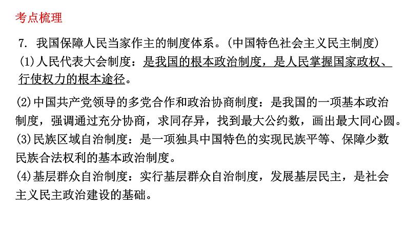 2021-2022学年部编版道德与法治九年级上册 第三课 追求民主价值 复习课件（24张PPT）06