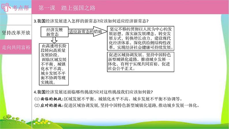 部编版中考道德与法治复习九上第1单元富强与创新优质课件PPT06