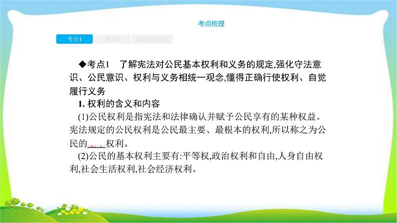 中考政治复习专题六权利与义务我们的人身权利优质课件PPT第3页