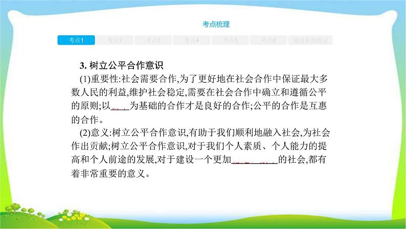 中考政治复习专题八维护公平正义承担社会责任优质课件PPT第6页