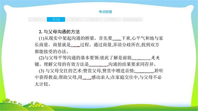 中考政治复习专题四交往与沟通优质课件PPT第7页