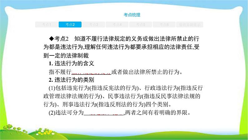 中考政治复习专题三法不可违法律护我优质课件PPT第8页