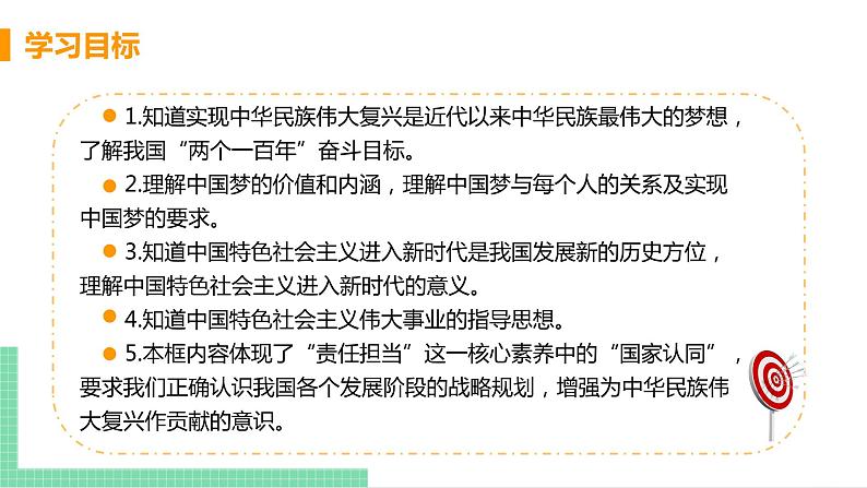 2021年初中道德与法治 人教部编版 九年级上册 第四单元 第八课 第一框 我们的梦想 课件03