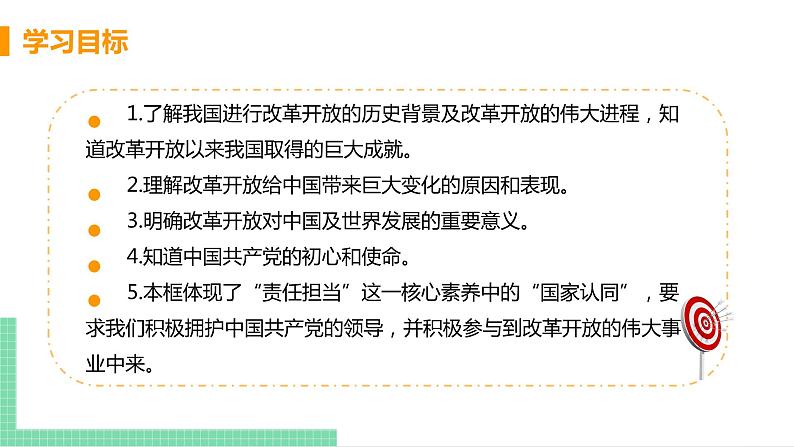 2021年初中道德与法治 人教部编版 九年级上册 第一单元 第一课 第一框 坚持改革开放 课件03