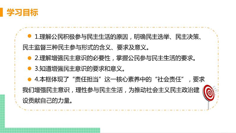 2021年初中道德与法治 人教部编版 九年级上册 第二单元 第三课 第二框 参与民主生活 课件第3页