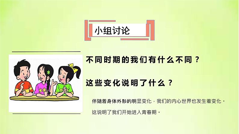 人教版部编版七年级道德与法治下册1.1悄悄变化的我   课件第6页