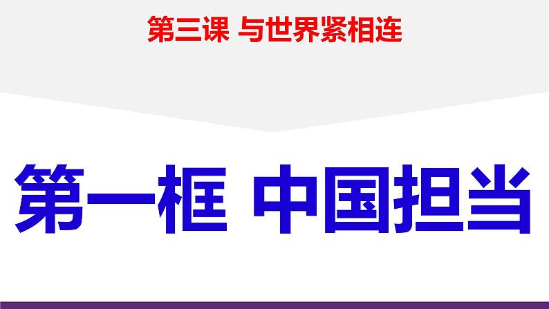 人教部编版九年级下册道德与法治--3.1中国担当课件PPT02