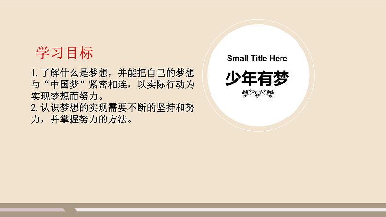 人教部编版道德与法治七年级上册第一单元第一课第二课时  少年有梦课件PPT04