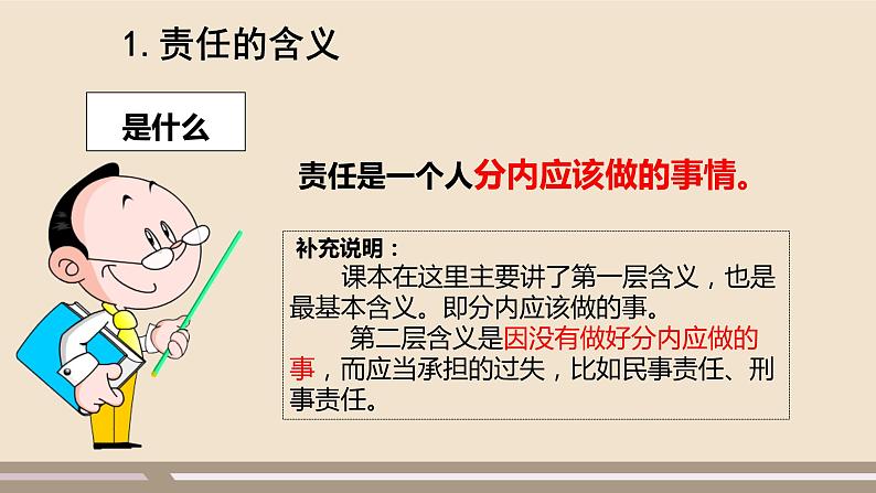 人教部编版道德与法治八年级上册第三单元第六课第一课时   我对谁负责  谁对我负责课件PPT06