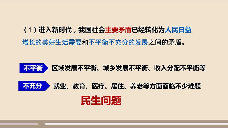 人教部编版道德与法治九年级上册第一单元第一课第二课时  走向共同富裕课件PPT04