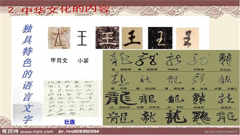 部编版九年级道德与法治上册5.1 延续文化血脉  课件06