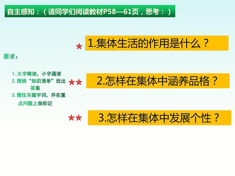 6.2 集体生活成就我（课件）-下学期七年级道德与法治高效精品课件与学案（部编版）05