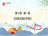 10.1 法律为我们护航 （课件）-下学期七年级道德与法治高效精品课件与学案（部编版）