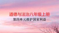 2021-2022学年部编版道德与法治八年级上册 第四单元  维护国家利益复习课件（33张PPT）