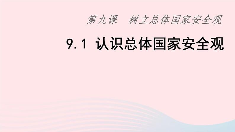 9.1 认识总体国家安全观课件第4页