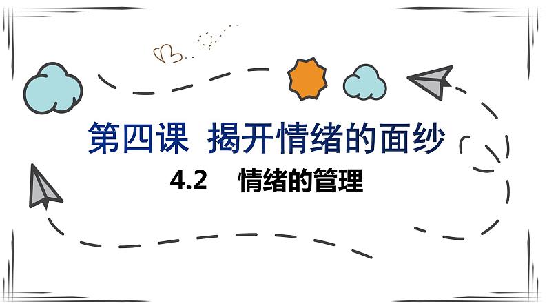 4.2情绪的管理课件2021-2022学年部编版道德与法治七年级下册第1页