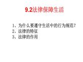 9.2 法律保障生活（课件）-下学期七年级道德与法治高效精品课件（部编版）