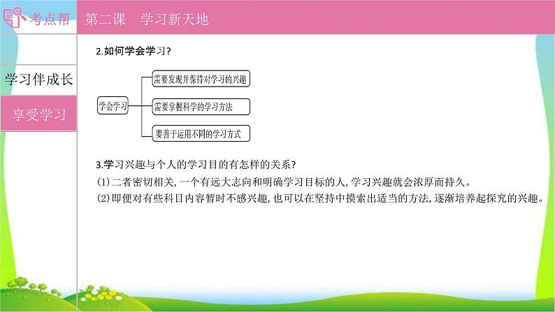 部编版中考道德与法治复习七上第1单元成长的节拍优质课件PPT第7页