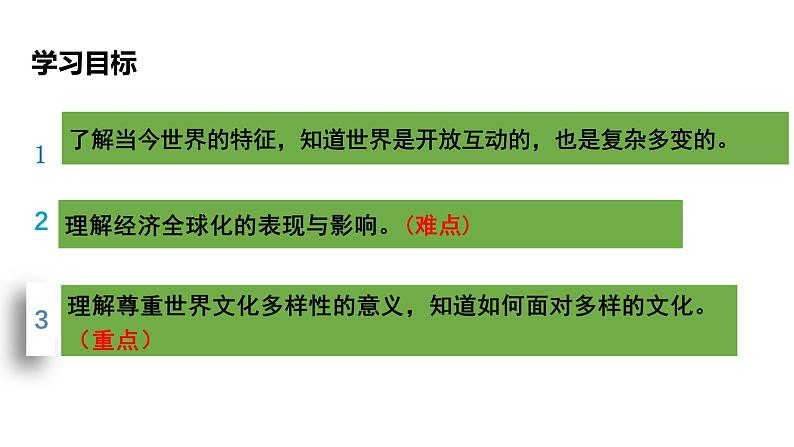 1.1开放互动的世界（课件及素材）-2021-2022学年初中九年级道德与法治下册探究课堂同步课件及教学设计第3页