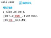 人教版八年级下册道德与法治 第4单元 第7课 第1课时 自由平等的真谛 习题课件