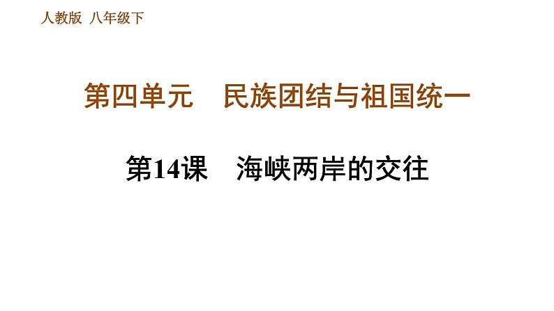 人教版八年级下册道德与法治 第4单元 习题课件01