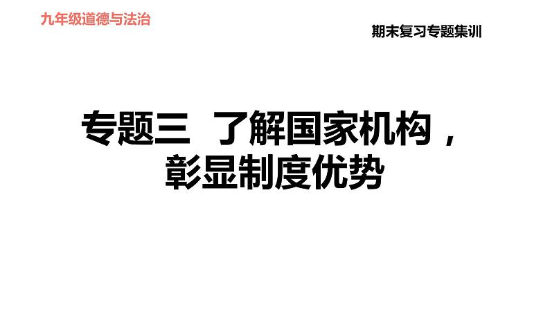 人教版八年级下册道德与法治 期末复习专题 习题课件01