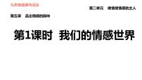 2021学年我们的情感世界习题ppt课件