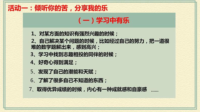 人教部编道德与法制七年级上册2享受学习ppt课件08