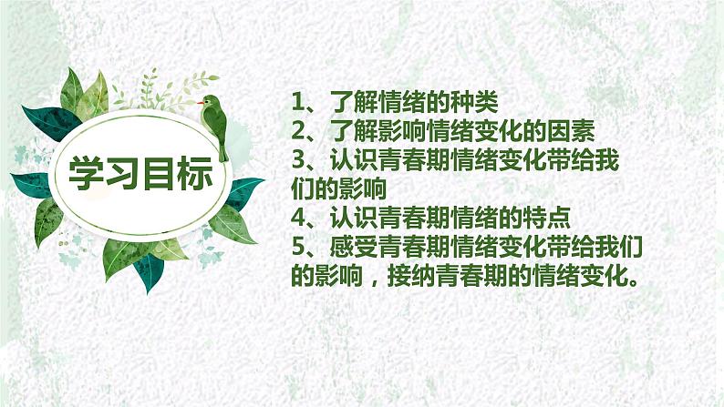 4.1 青春的情绪 课件-2020-2021学年初中道德与法治人教版七年级下册（共19张）第3页