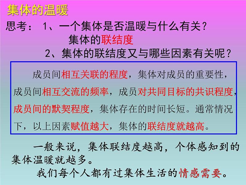 6.1 集体生活邀请我 课件-2020-2021学年初中道德与法治人教版七年级下册（共22张）第8页