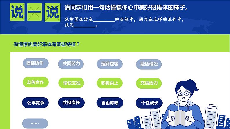 8.1 憧憬美好集体 课件-2020-2021学年初中道德与法治人教版七年级下册（共22张）第4页